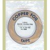Copper foil 1/4" black, 6.4mm