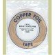 Copper foil 7/32" black,5.6mm