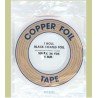 Copper foil 9/64 black, 3.6mm Edco