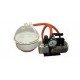 Vacuum pump 2,5 m³/h + vacuming bin 9 liter