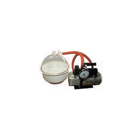 Vacuum pump 2,5 m³/h + vacuming bin 9 liter