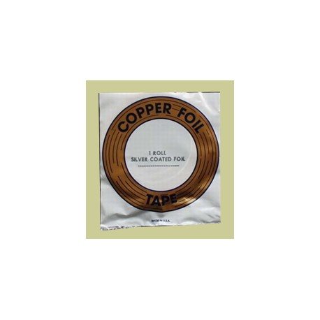 Copper foil 13/64", silver, 5.2mm