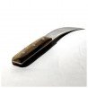 Lead Knife, banana blade, Yellowbrand, wood